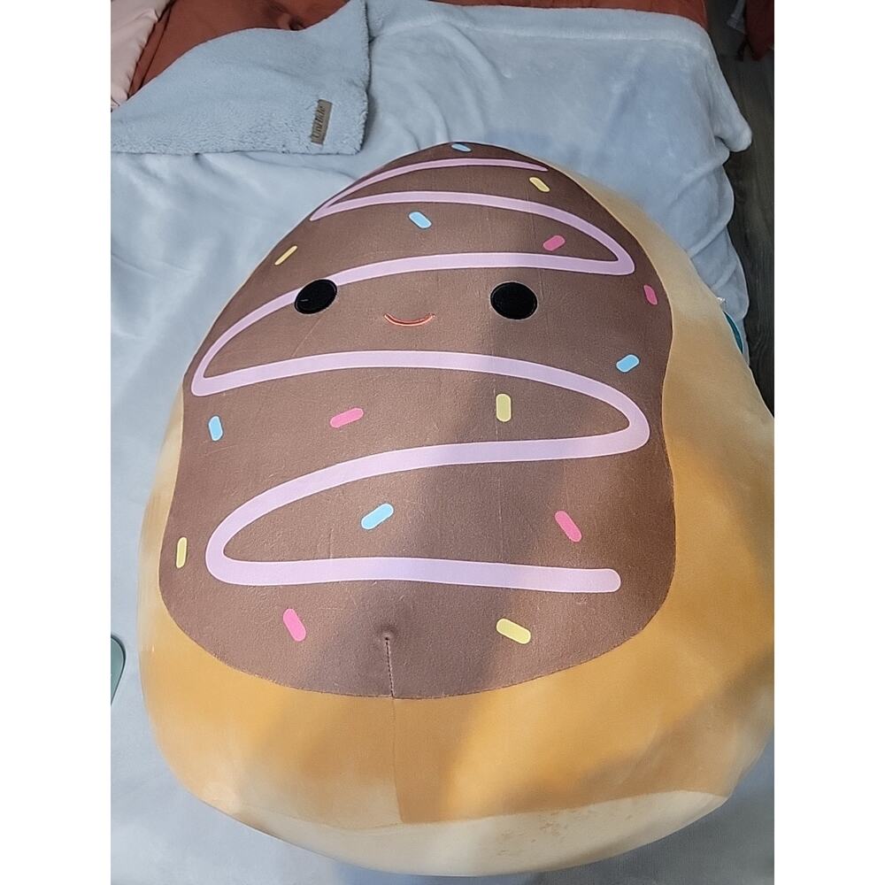 HUGE Squishmallow Kellytoy Plush 24" Inch Deja Donut Doughnut